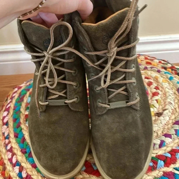 Timberland suede leather waterproof army  green boots - Picture 8 of 8